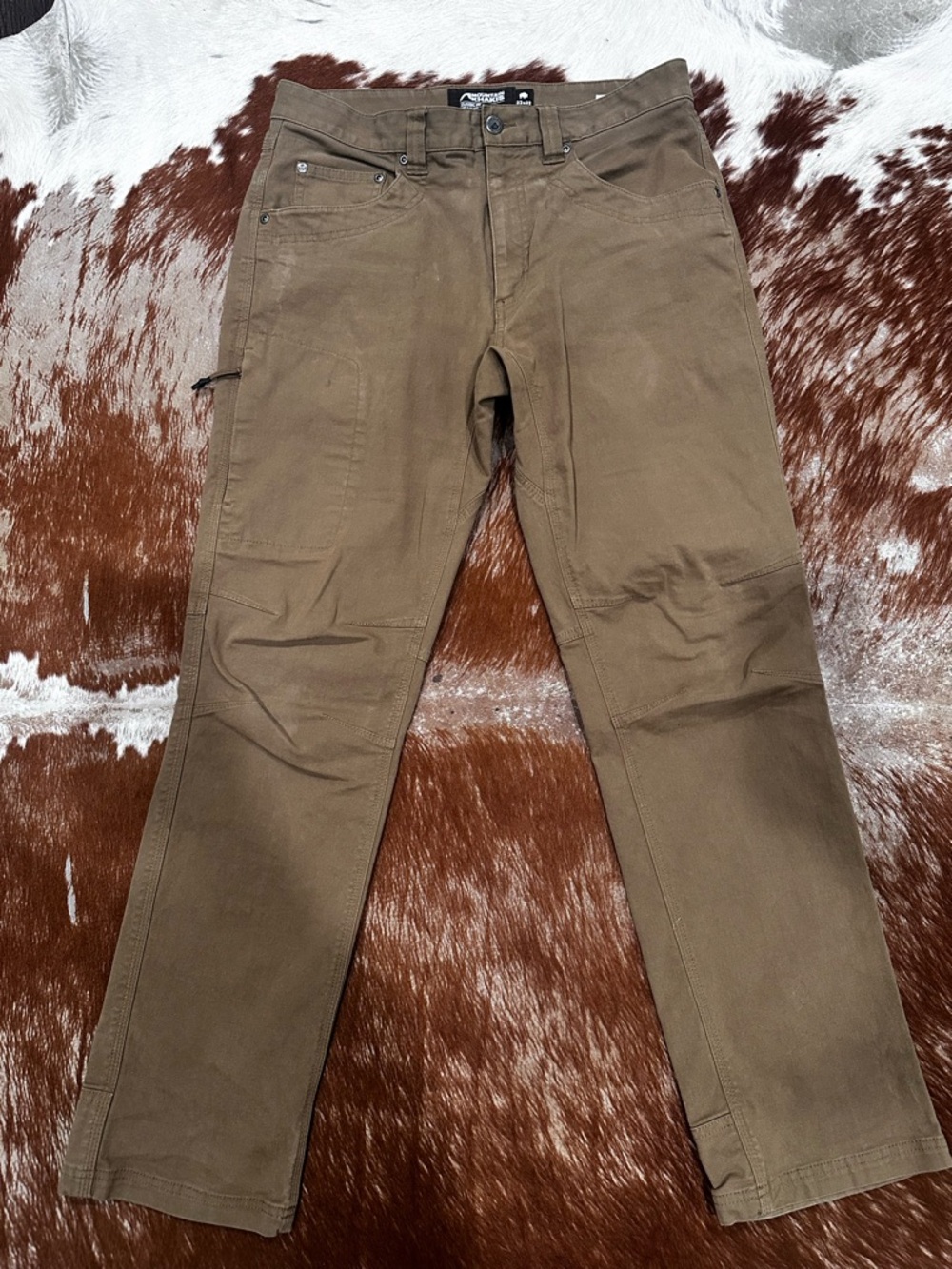 Mountain Khaki Brown Work Pants - Durable Utility Fit